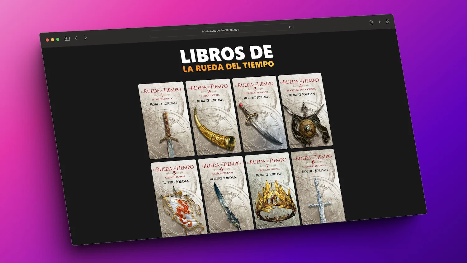 Proyecto Libros de La Rueda del Tiempo